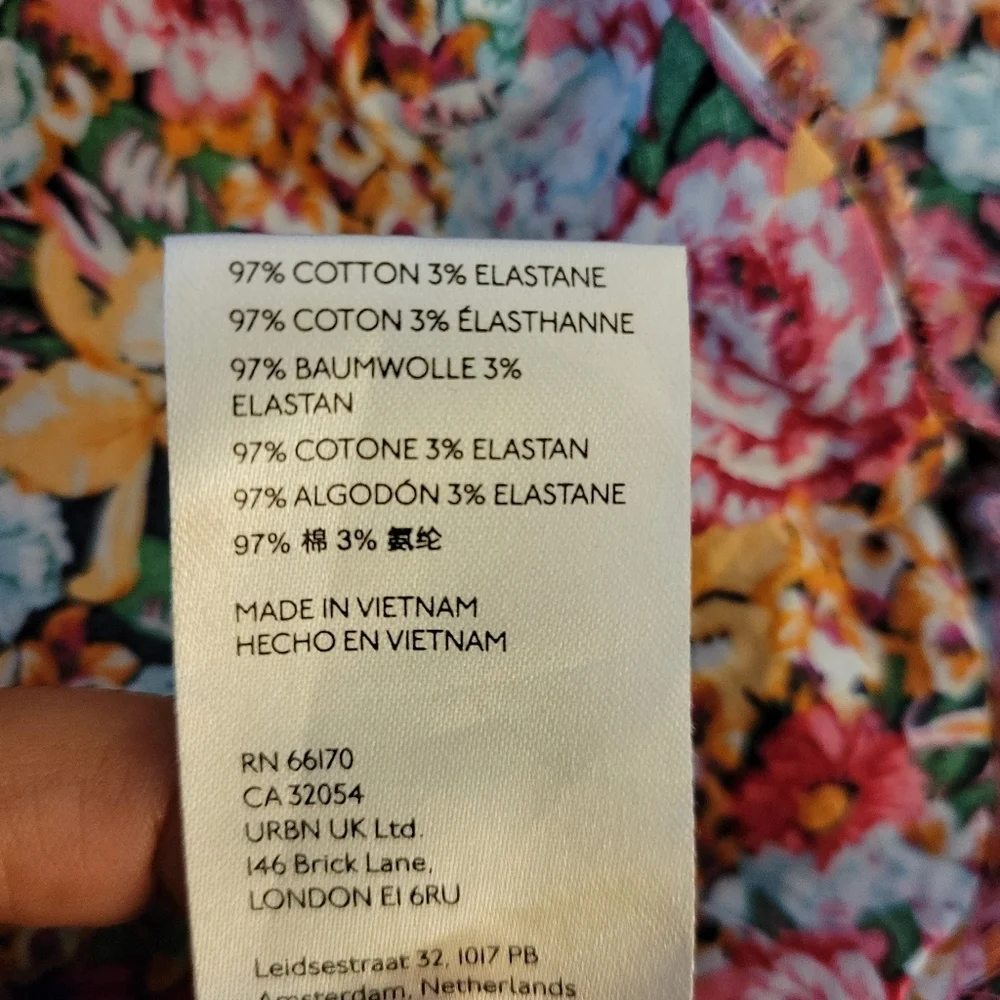 Anthropologie Maeve Floral Dress Size Small